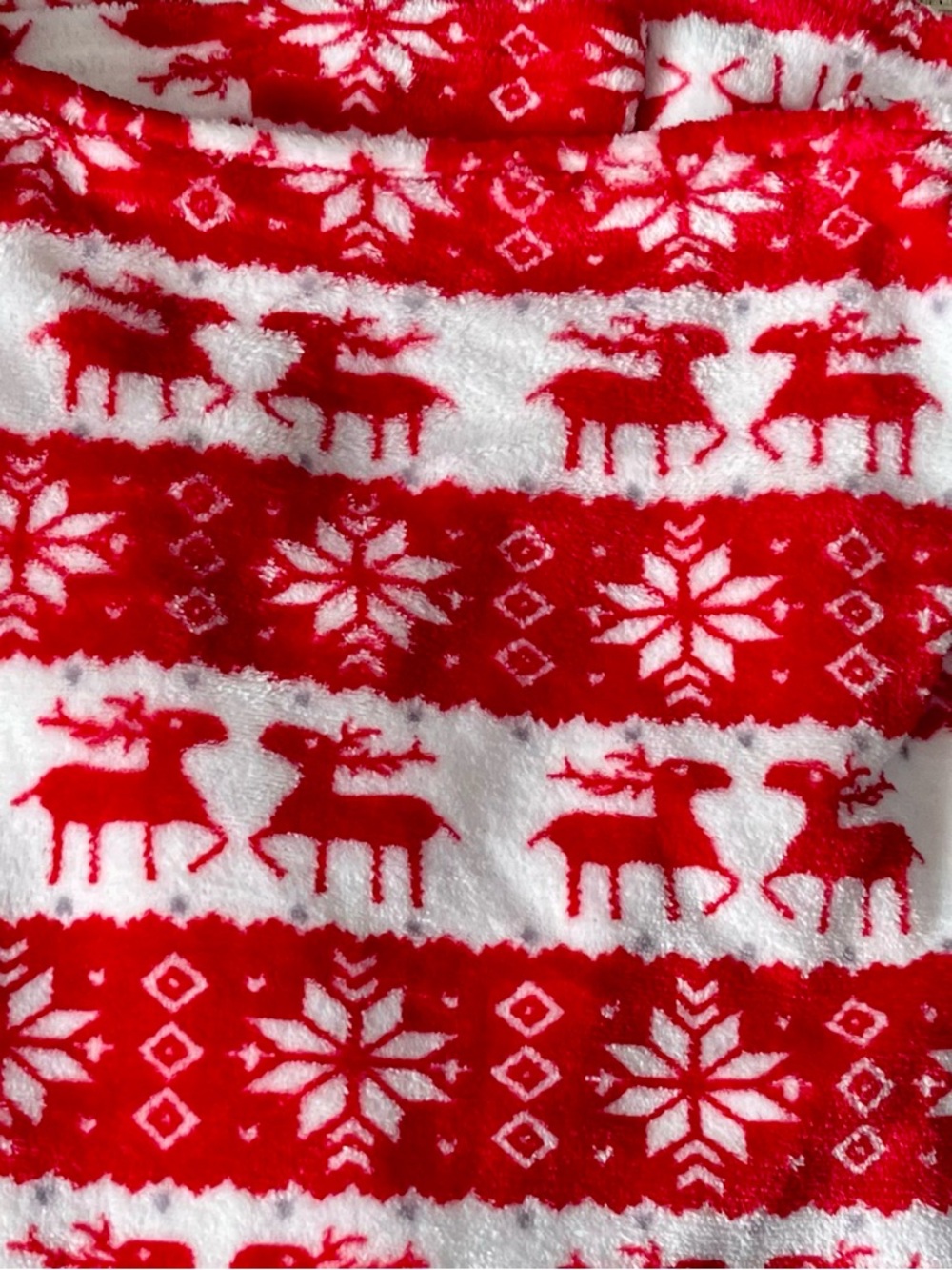 NEW Women’s Comfy Reindeer Print Over the Shoulder Nightgown/Dress/Sweater Sz M. - Picture 3 of 9